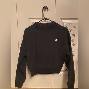 Grey Champion mock neck sweatshirt